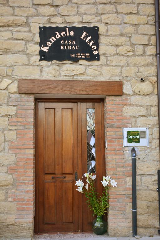Casa Rural Kandela Etxea La puebla de Labarca Eksteriør billede